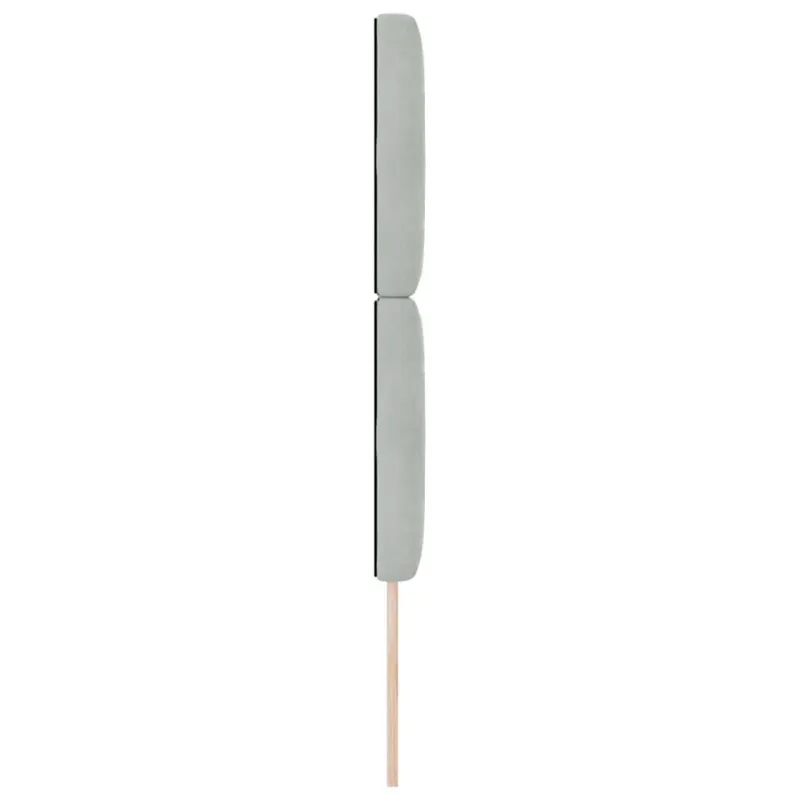 Galvūgalis Šviesiai pilka 80 cm Aksomas