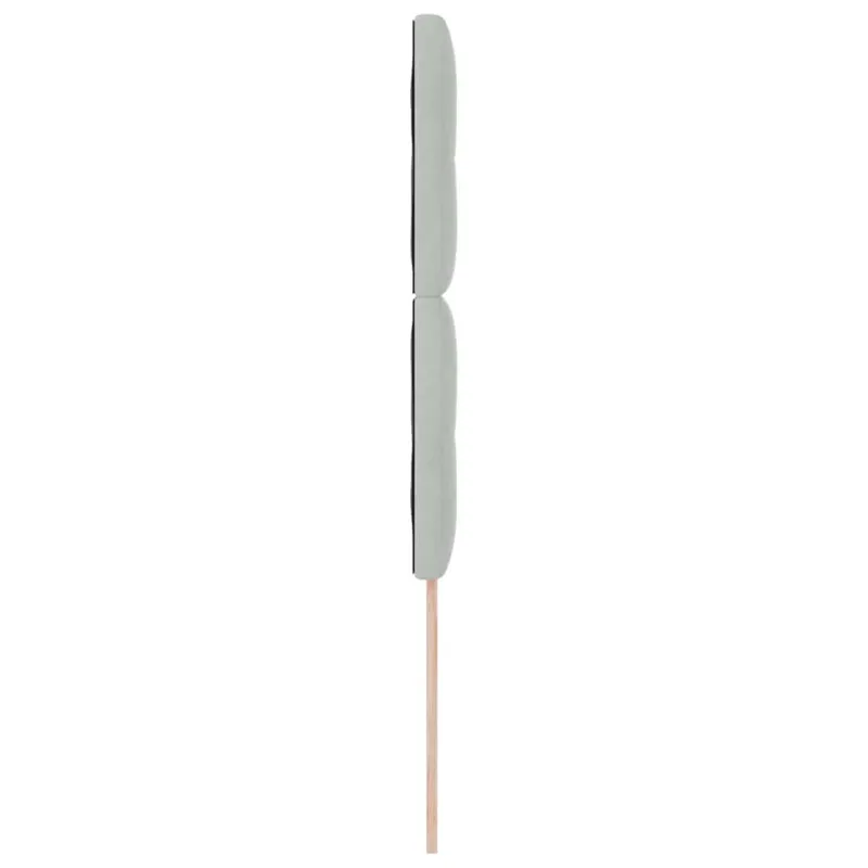Galvūgalis Šviesiai pilka 90 cm Aksomas