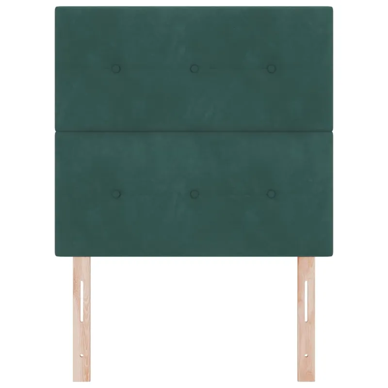 Galvūgalis Tamsiai žalia 100 cm Aksomas