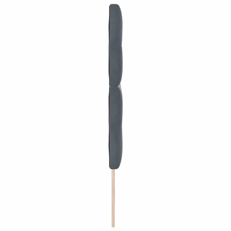 Galvūgalis Tamsiai pilka 160 cm Aksomas