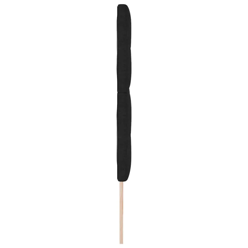 Aukščio reguliuojamas atlošas Juodas 180 cm audinys