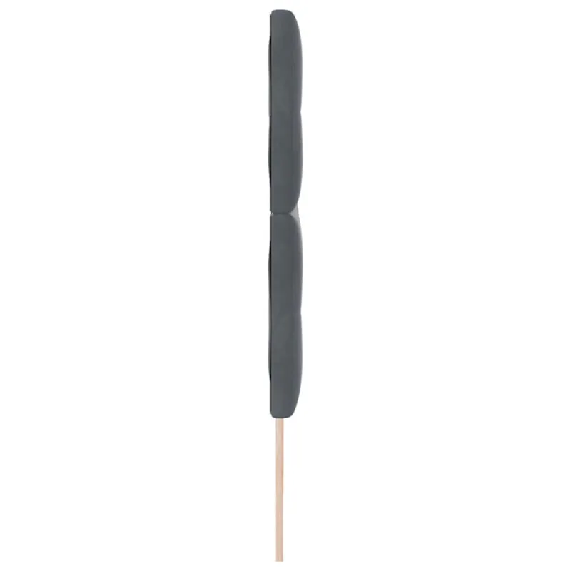 Galvūgalis Tamsiai pilka 180 cm Aksomas