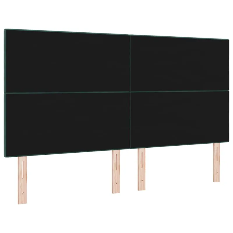 Galvūgalis Tamsiai žalia 180 cm Aksomas