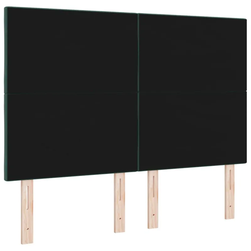 Galvūgalis Tamsiai žalia 144 cm Aksomas