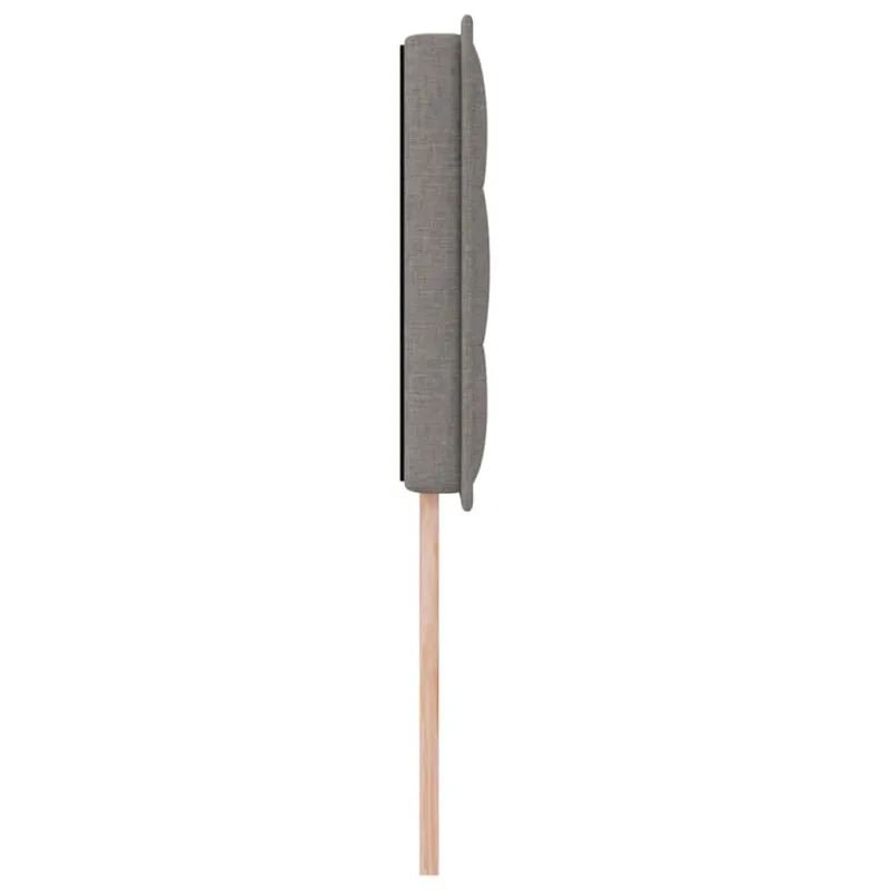 LED galvūgalis su LED juostelėmis Taupe 80 cm audinys