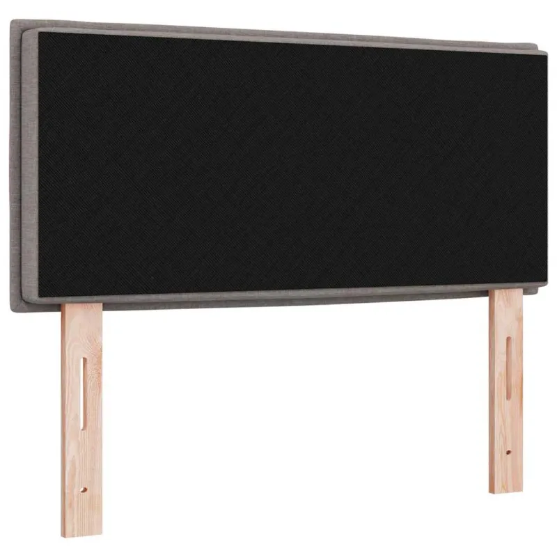 LED galvūgalis su LED juostelėmis Taupe 100 cm audinys