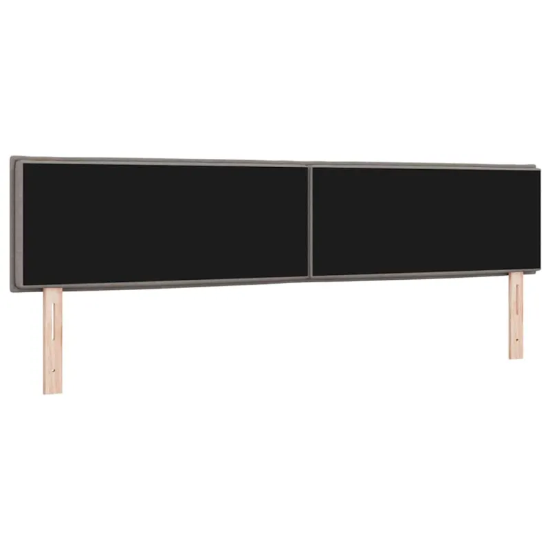 LED galvūgalis su LED juostelėmis Taupe 200 cm audinys