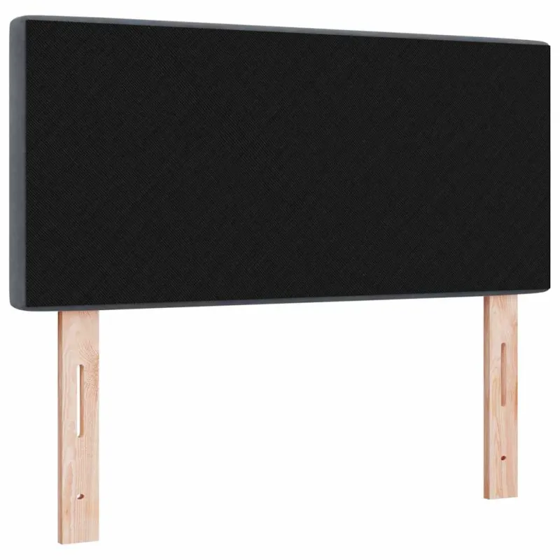 LED galvūgalis su LED juostelėmis Tamsiai pilka 100 cm Aksomas