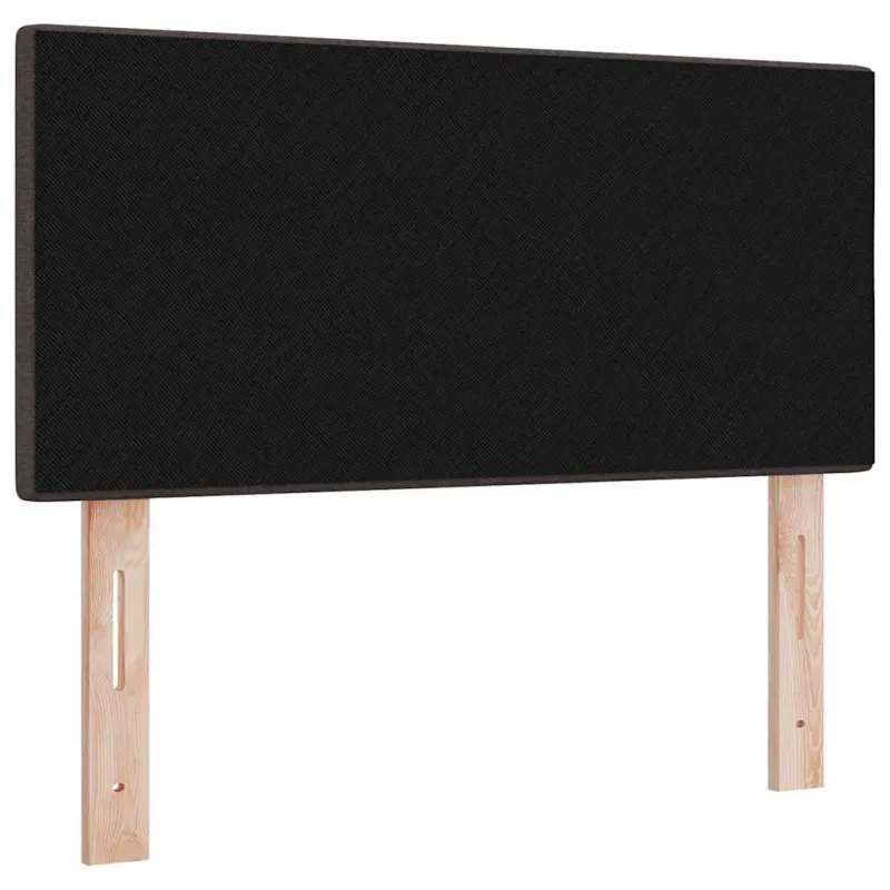 LED galvūgalis su LED juostelėmis Tamsiai rudas 90 cm audinys