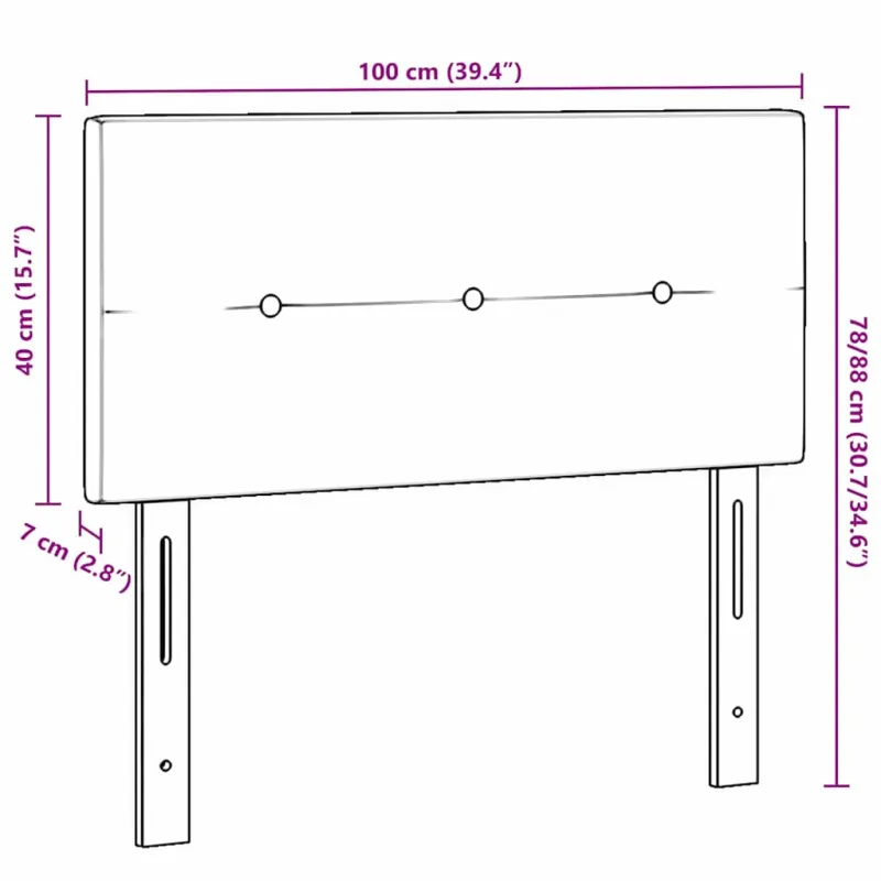 LED galvūgalis su LED juostelėmis Juodas 100 cm audinys