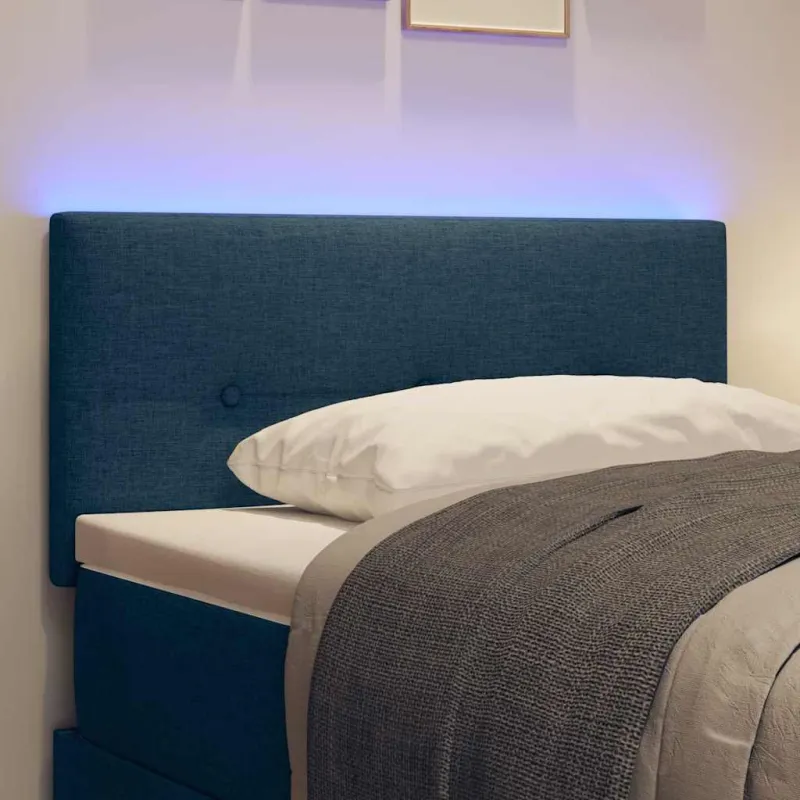 LED galvūgalis su LED juostelėmis Mėlyna 100 cm audinys