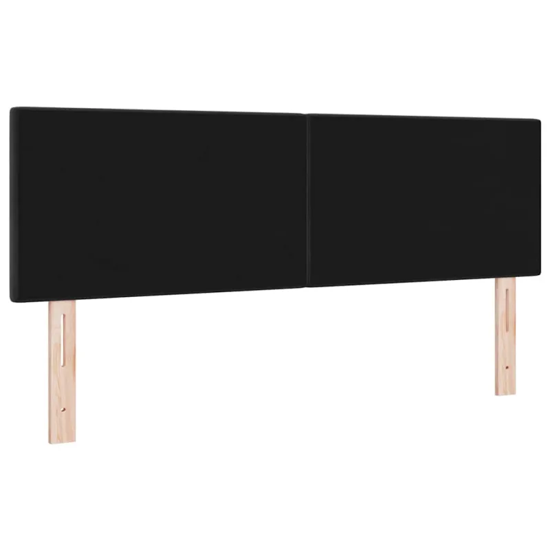 LED galvūgalis su LED juostelėmis Juodas 144 cm Aksomas