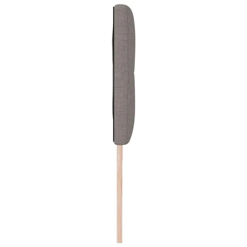 LED galvūgalis su LED juostelėmis Taupe 180 cm audinys