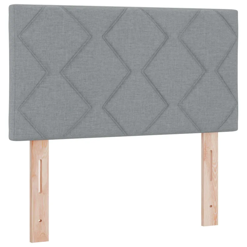 LED galvūgalis Šviesiai pilka 80 cm audinys
