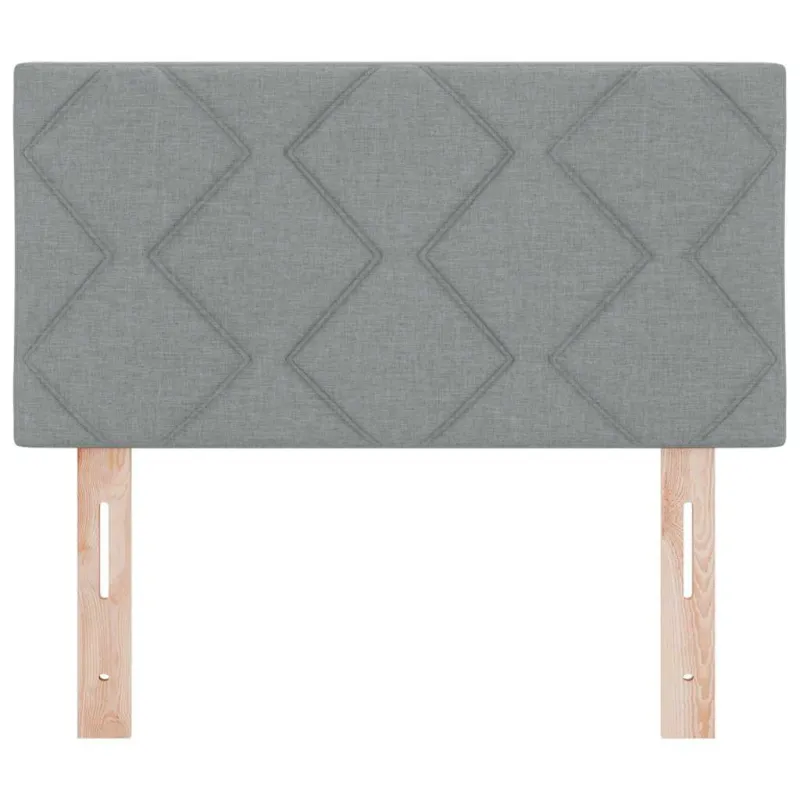 LED galvūgalis Šviesiai pilka 80 cm audinys