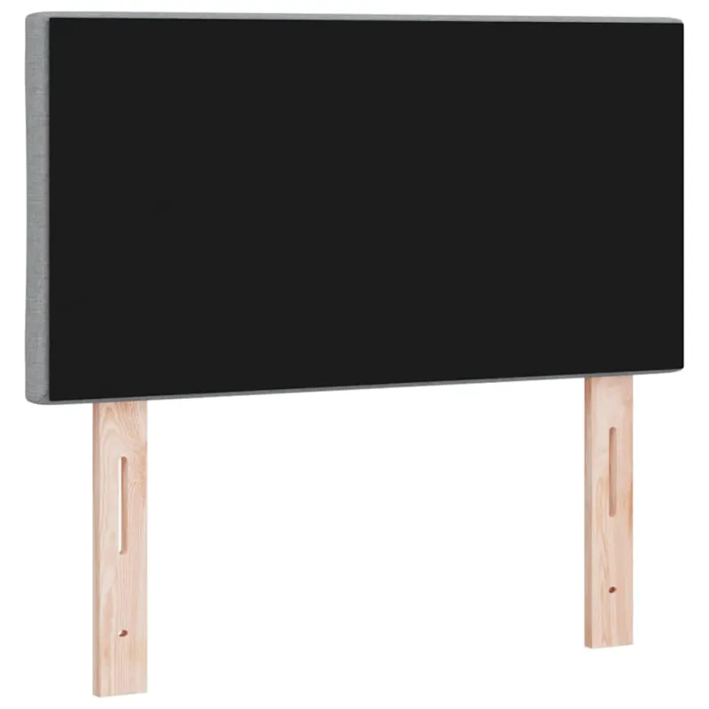 LED galvūgalis Šviesiai pilka 80 cm audinys