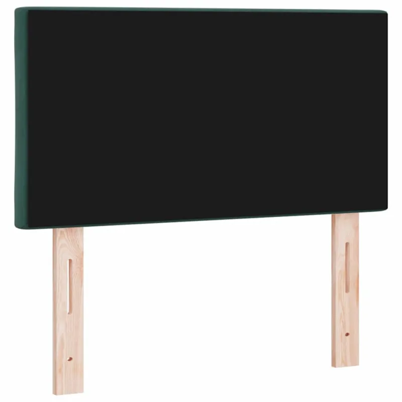 LED galvūgalis Tamsiai žalia 80 cm Aksomas