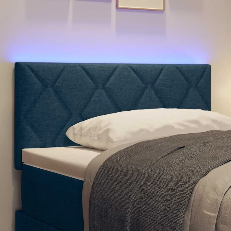 LED galvūgalis Mėlyna 90 cm audinys