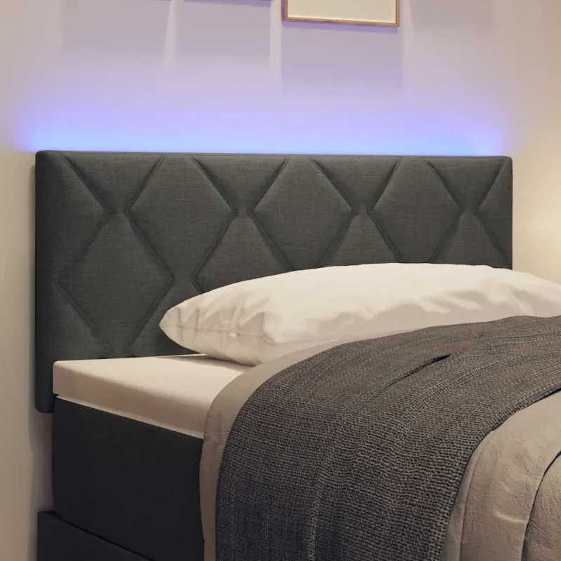 LED galvūgalis Pilka 100 cm audinys