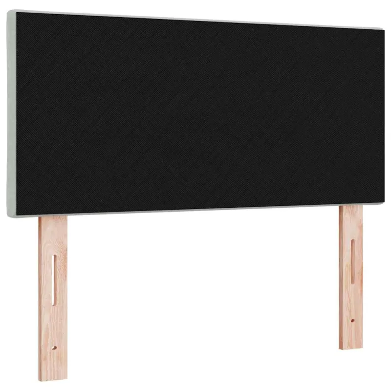 LED galvūgalis Šviesiai pilka 100 cm Aksomas