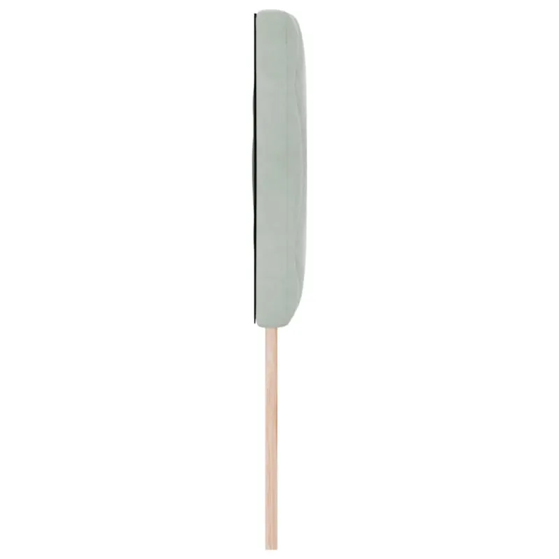 LED galvūgalis Šviesiai pilka 144 cm Aksomas