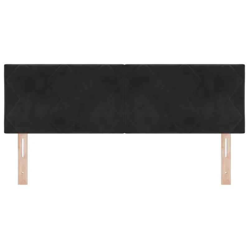 LED galvūgalis Juodas 144 cm Aksomas