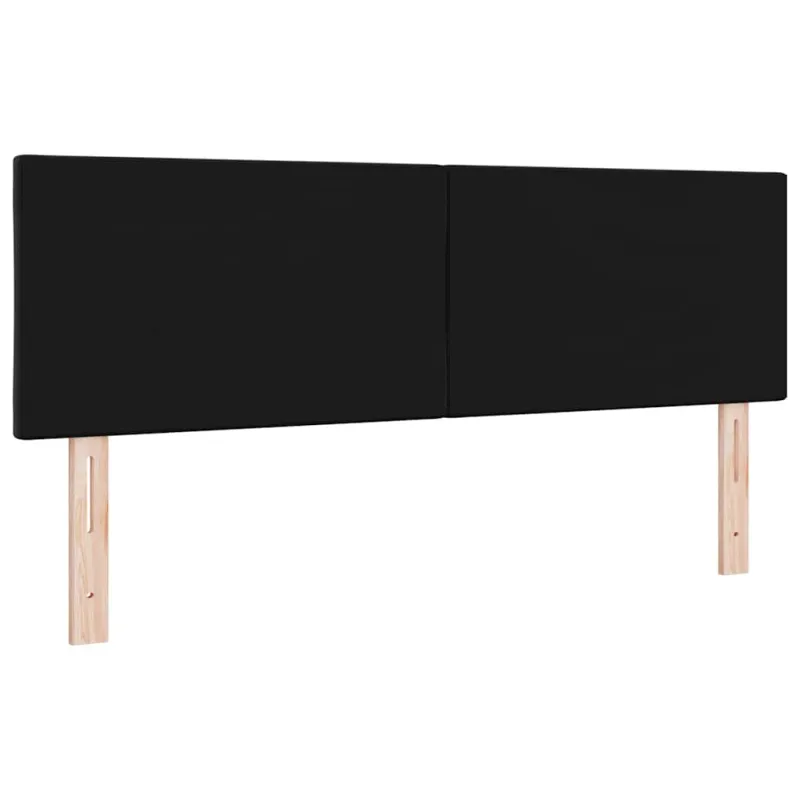 LED galvūgalis Juodas 144 cm Aksomas