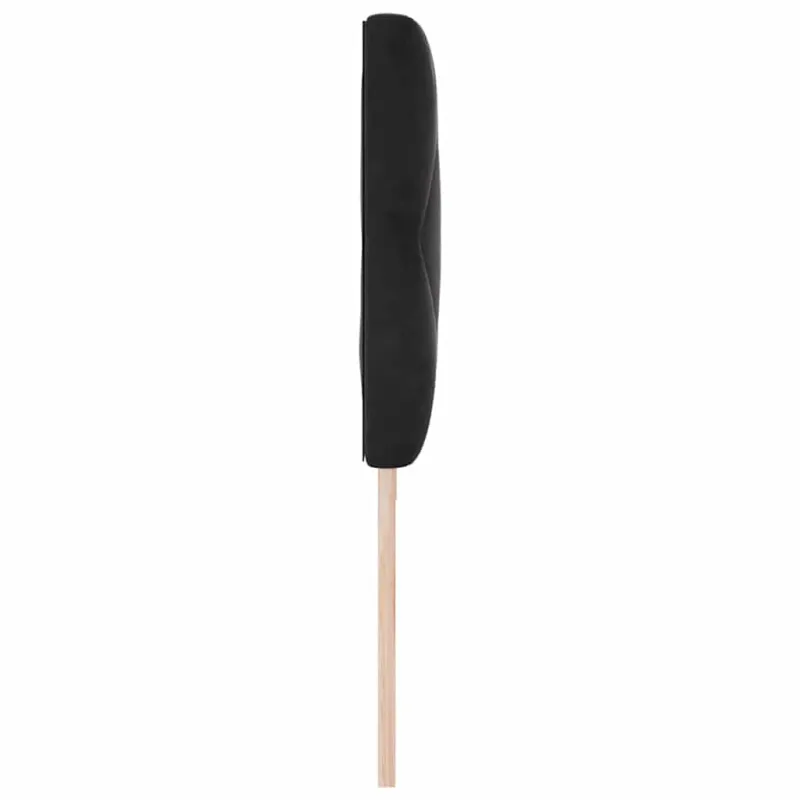 LED galvūgalis Juodas 200 cm Aksomas