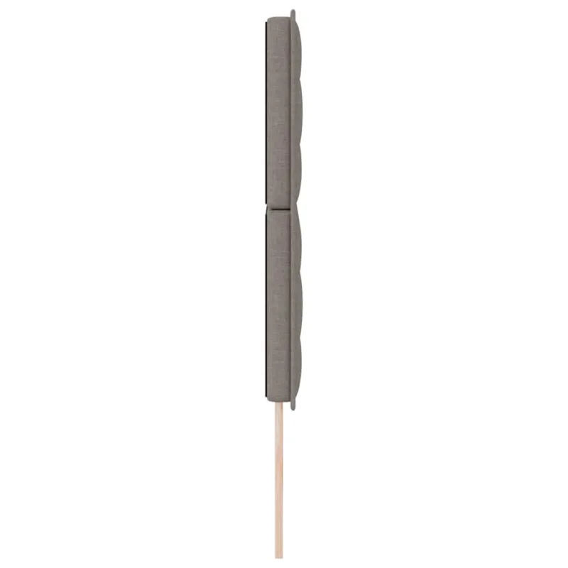 LED galvūgalis su LED juostelėmis Taupe 144 cm audinys