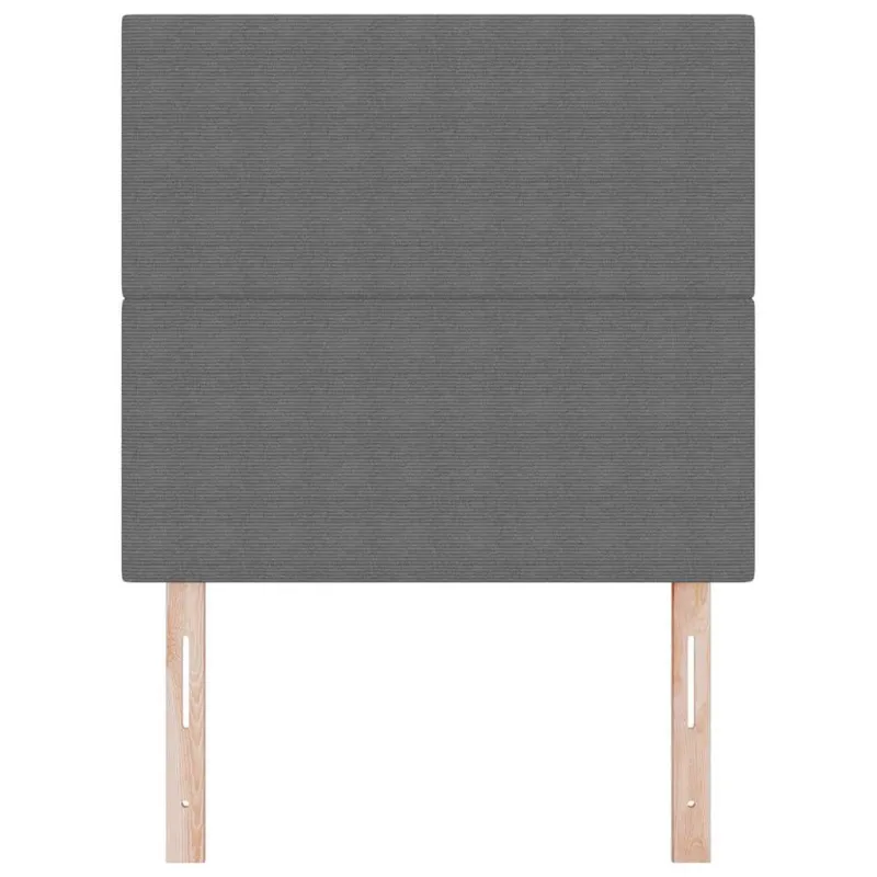 LED galvūgalis Šviesiai pilka 100 cm Kordūrinis audinys