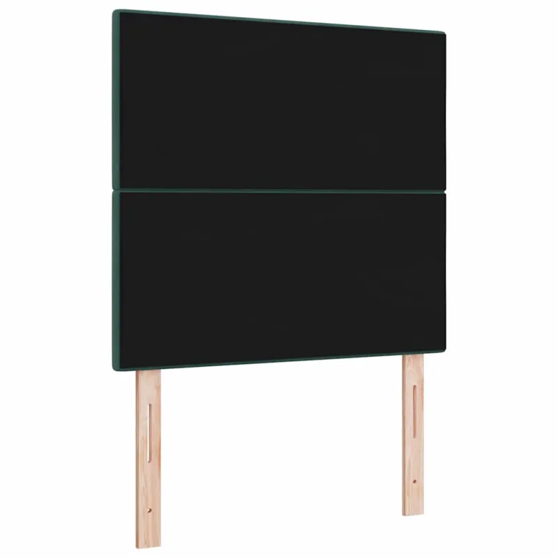 LED galvūgalis su LED juostelėmis Žalia 90 cm Aksomas
