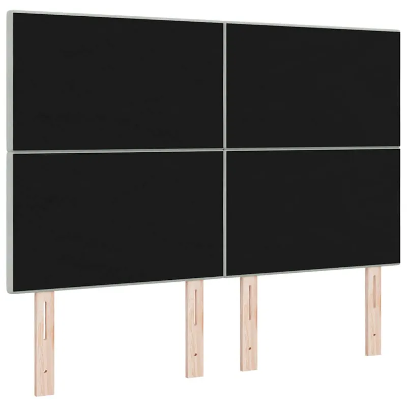 LED galvūgalis su LED juostelėmis Šviesiai pilka 160 cm Aksomas