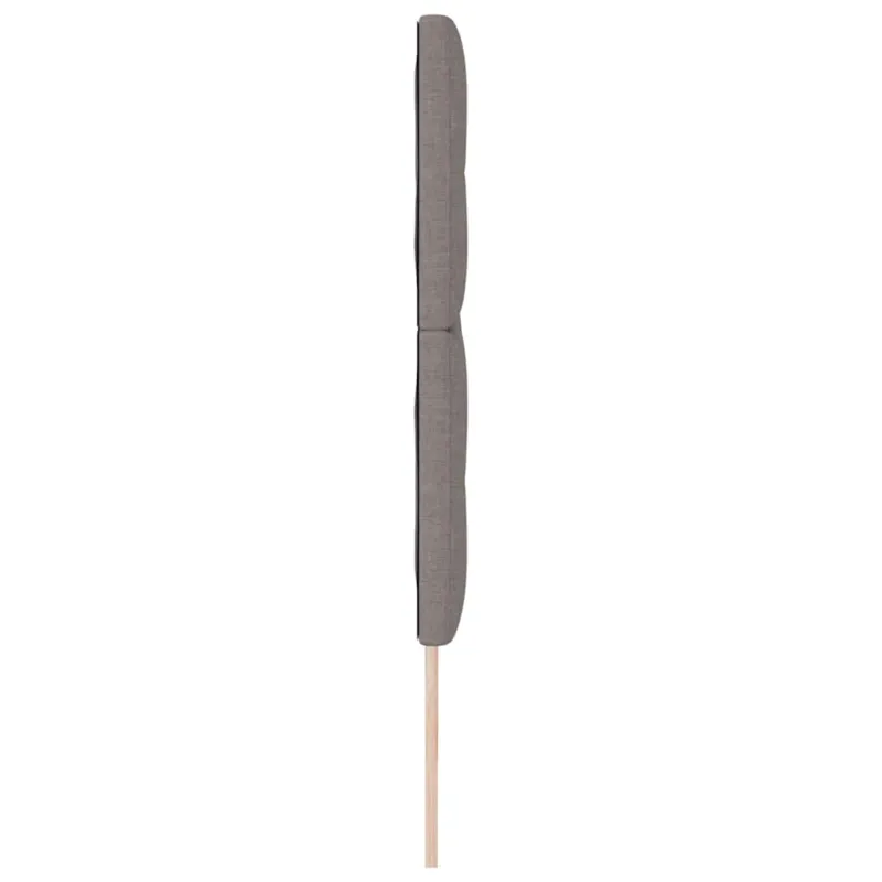 LED galvūgalis su LED juostelėmis Taupe 180 cm audinys