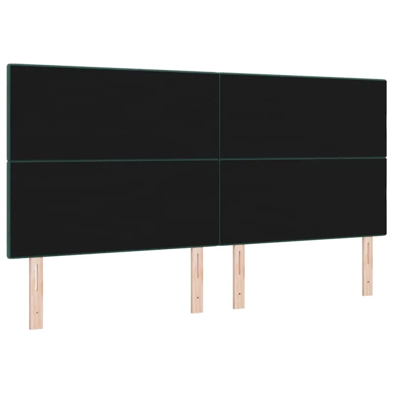 LED galvūgalis su LED juostelėmis Žalia 200 cm Aksomas