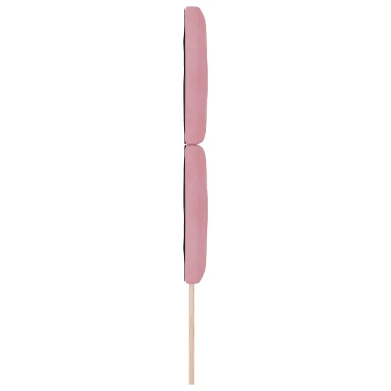 LED galvūgalis Rožinė 80 cm Aksomas