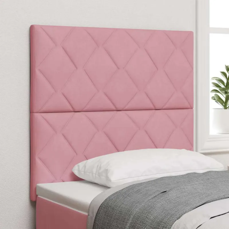 LED galvūgalis Rožinė 90 cm Aksomas