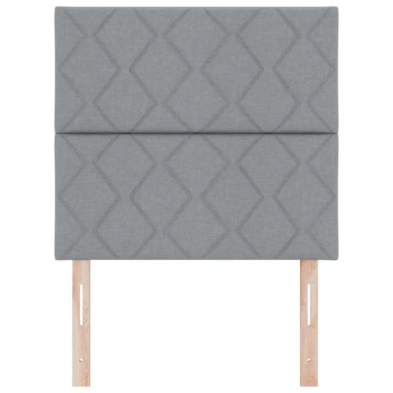 LED galvūgalis Šviesiai pilka 100 cm audinys