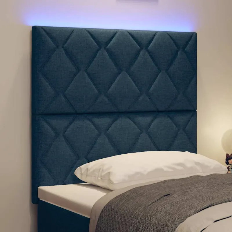 LED galvūgalis Mėlyna 100 cm audinys