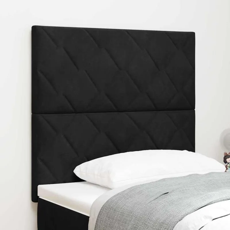LED galvūgalis Juodas 100 cm Aksomas