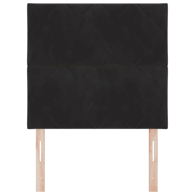 LED galvūgalis Juodas 100 cm Aksomas
