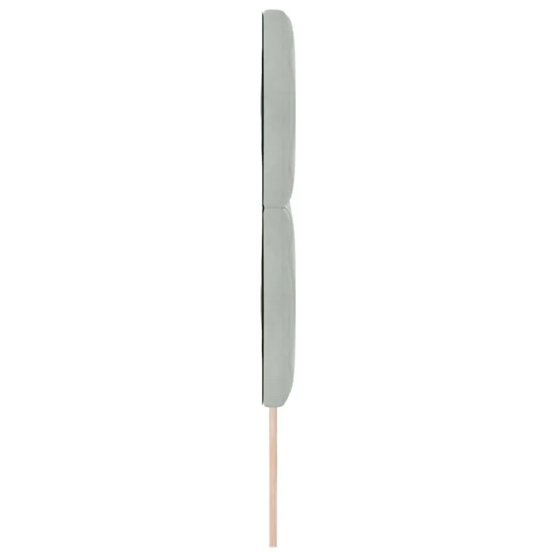 LED galvūgalis Šviesiai pilka 144 cm Aksomas