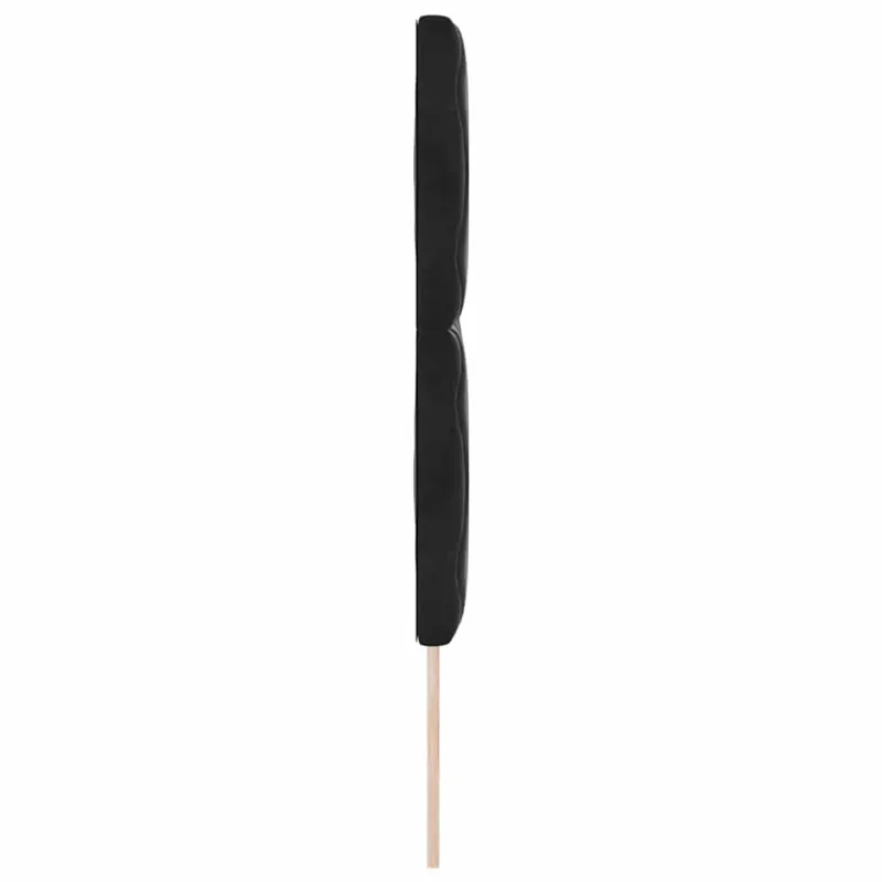 LED galvūgalis Juodas 144 cm Aksomas