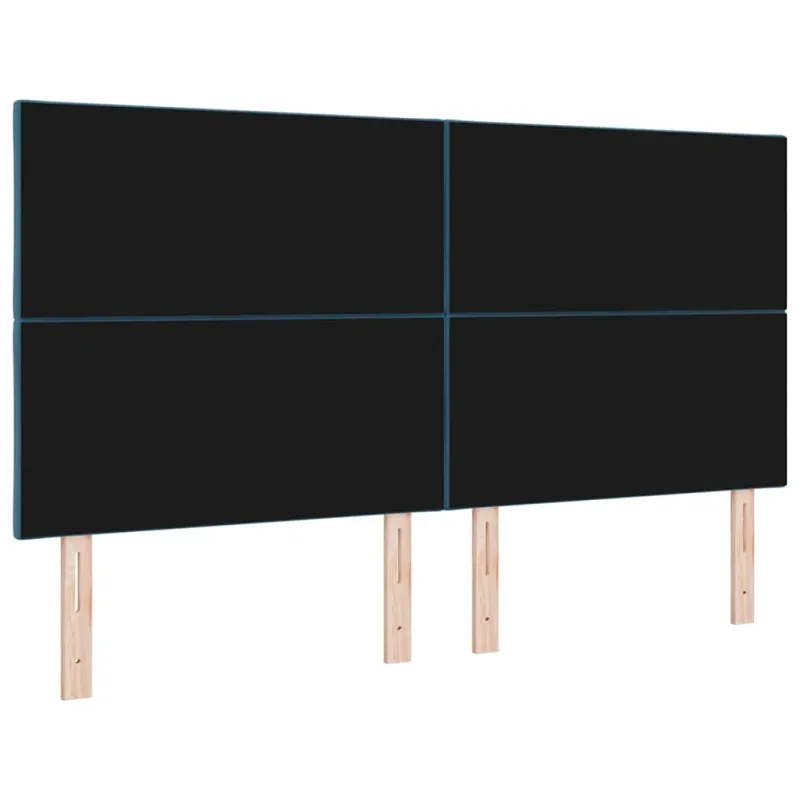 LED galvūgalis Tamsiai mėlyna 180 cm Aksomas