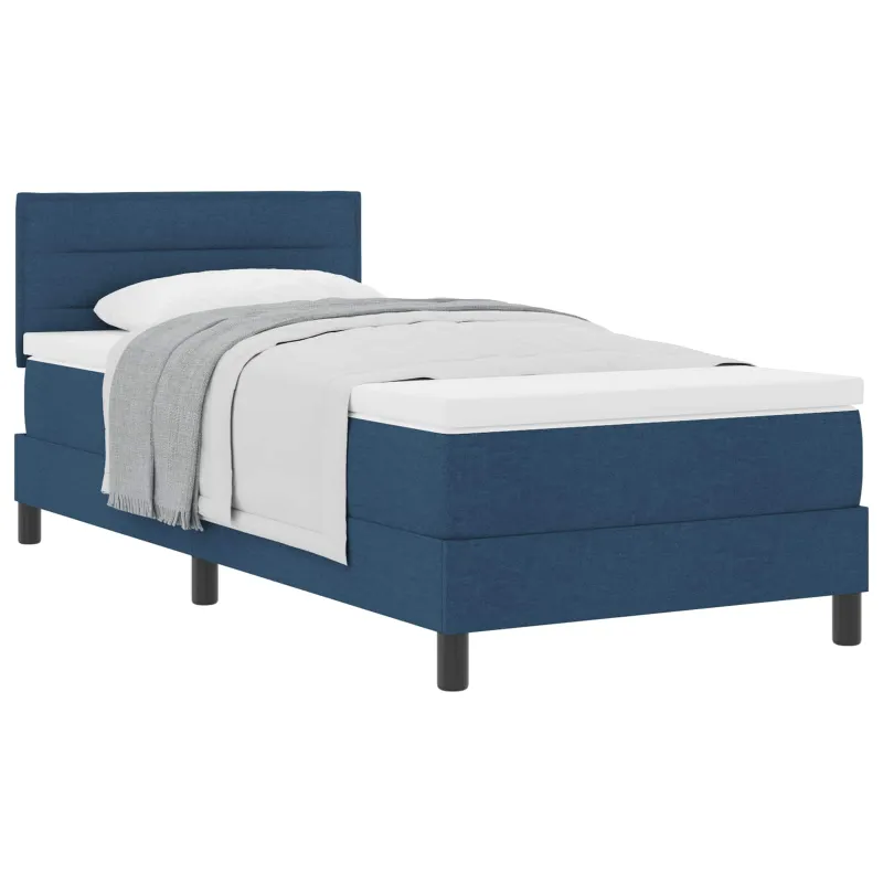 Kiemas lova su galvūgalio Mėlyna 100 x 200 cm audinys