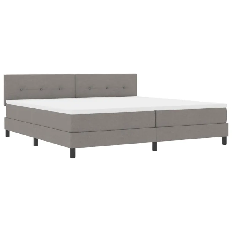 Kiemas lova su galvūgalio Taupe 200 x 200 cm audinys