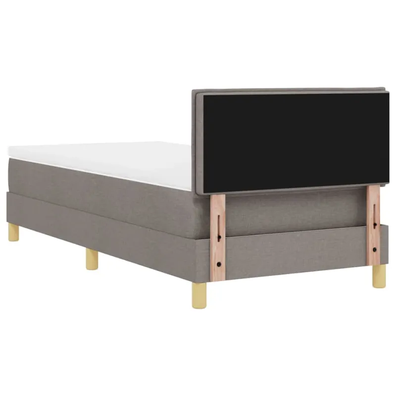 Kiemas lova su pagalve Tortora 90 x 190 cm audinys