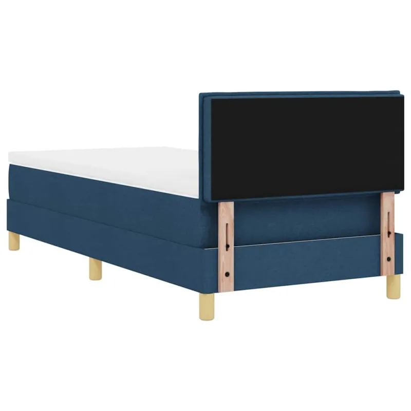 Kiemas lova su pagalve su galvūgalio Mėlyna 90 x 200 cm audinys