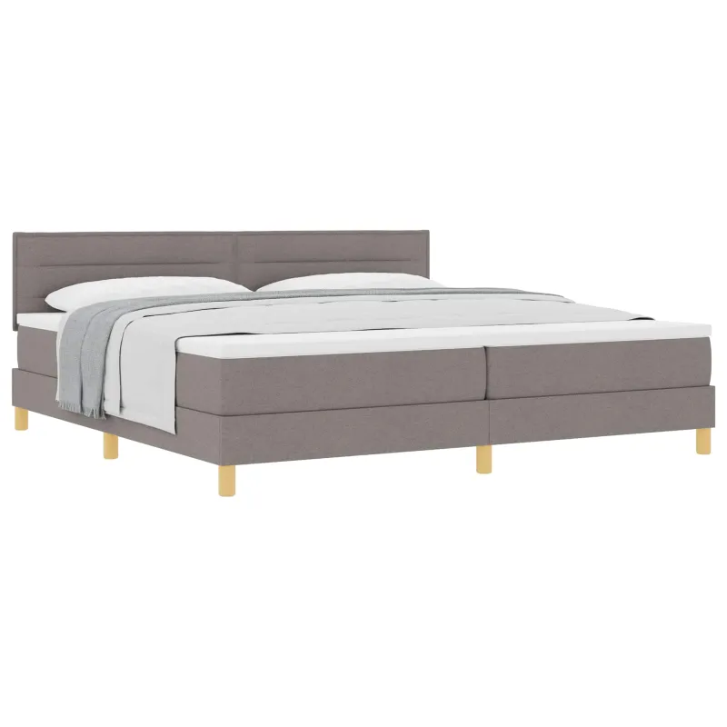 Kiemas lova su pagalve Tortora 200 x 200 cm audinys