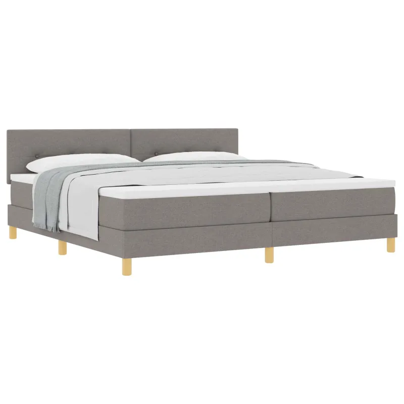 Kiemas lova su pagalve Tortora 200 x 200 cm audinys