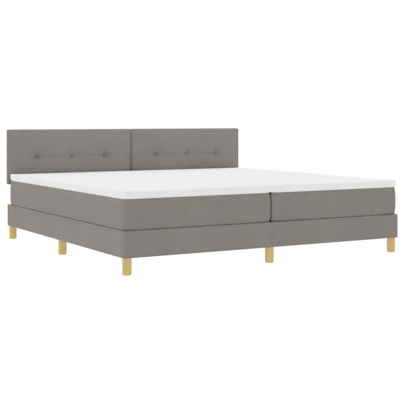 Kiemas lova su pagalve Tortora 200 x 200 cm audinys